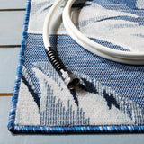 Safavieh Cabana 4'-0" x 6'-0" Rug in Black / Grey