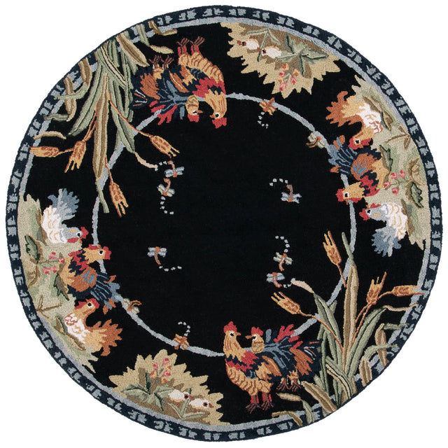 Safavieh Chelsea 5'-6" x 5'-6" Rug in Black