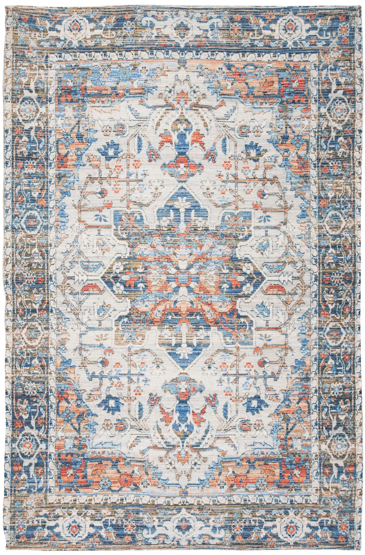 Safavieh Saffron 4'-0" x 6'-0" Rug in Grey / Blue