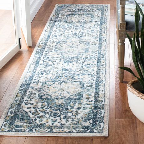 Safavieh Skyler 2'-2" x 9'-0" Rug in Ivory / Navy