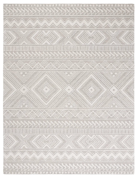 Safavieh Metro 10'-0" x 14'-0" Rug in Light Grey / Ivory