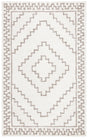 Safavieh Casablanca 4'-0" x 6'-0" Rug in Ivory / Taupe
