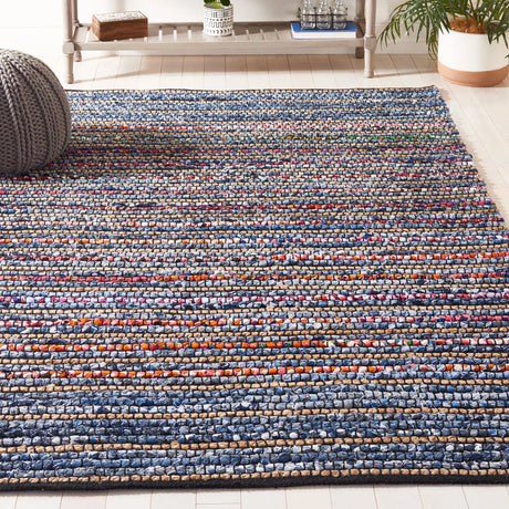 Safavieh Cape Cod 4'-0" x 6'-0" Rug in Natural / Blue