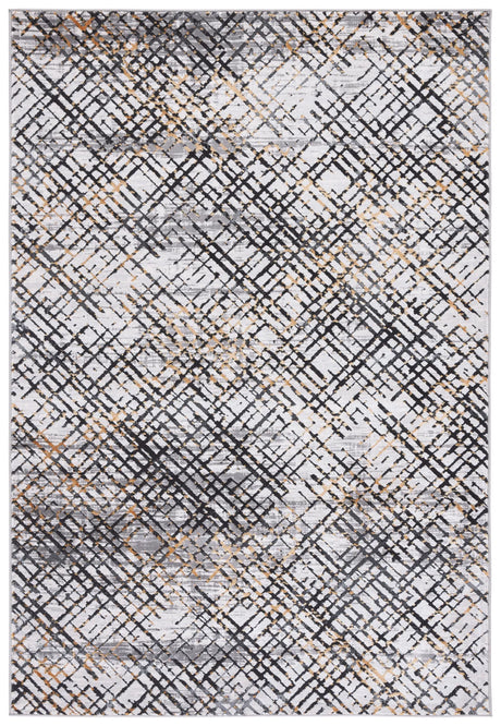 Safavieh Amelia 4'-5" x 6'-5" Rug in Grey / Gold
