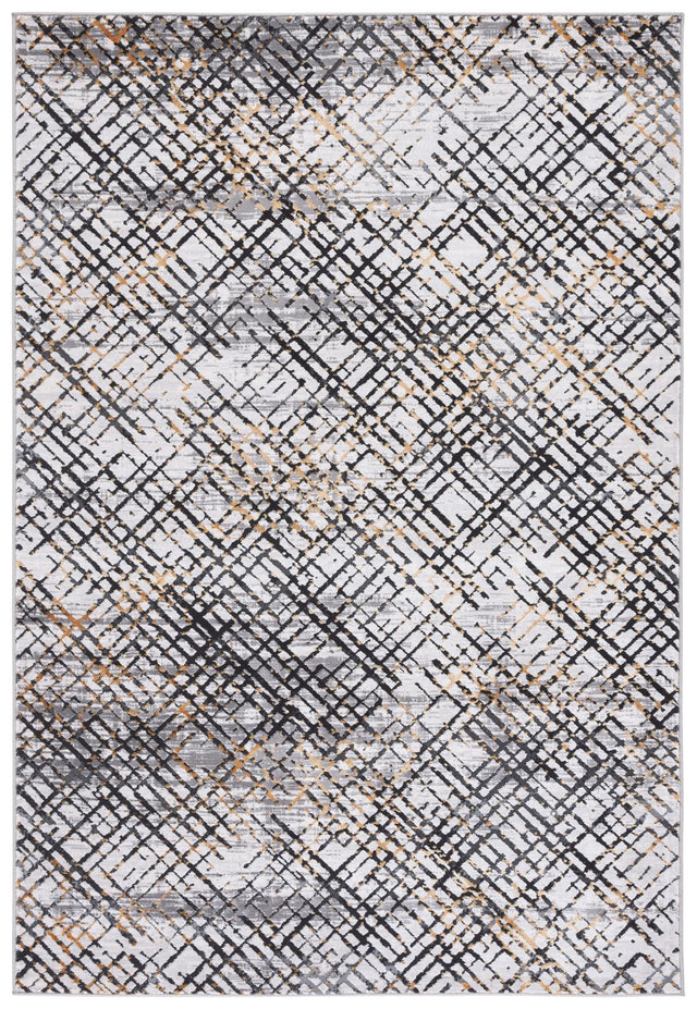 Safavieh Amelia 4'-5" x 6'-5" Rug in Grey / Gold