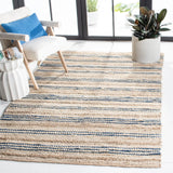 Safavieh Cape Cod 5'-0" x 8'-0" Rug in Natural / Blue