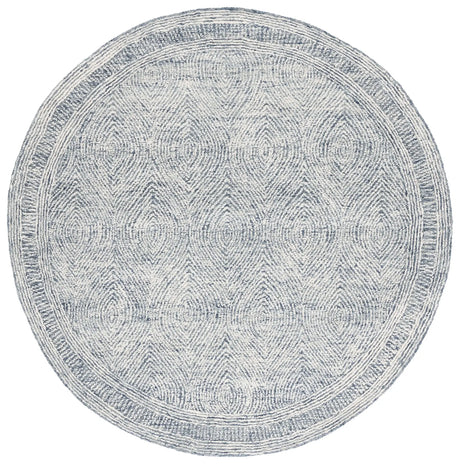 Safavieh Abstract 6'-0" x 6'-0" Rug in Ivory / Navy