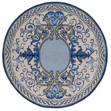 Safavieh Empire 6'-0" x 6'-0" Rug in Blue / Ivory