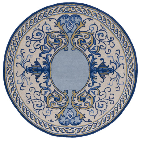 Safavieh Empire 6'-0" x 6'-0" Rug in Blue / Ivory
