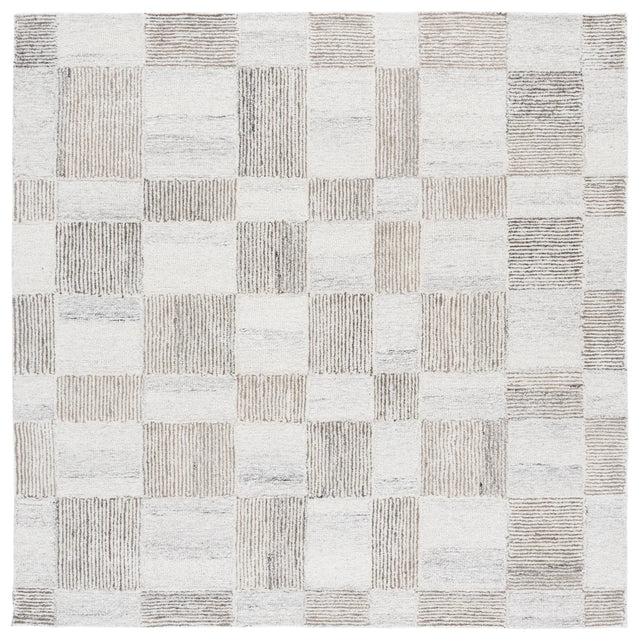 Safavieh Pine 6'-0" x 6'-0" Rug in Beige / Brown