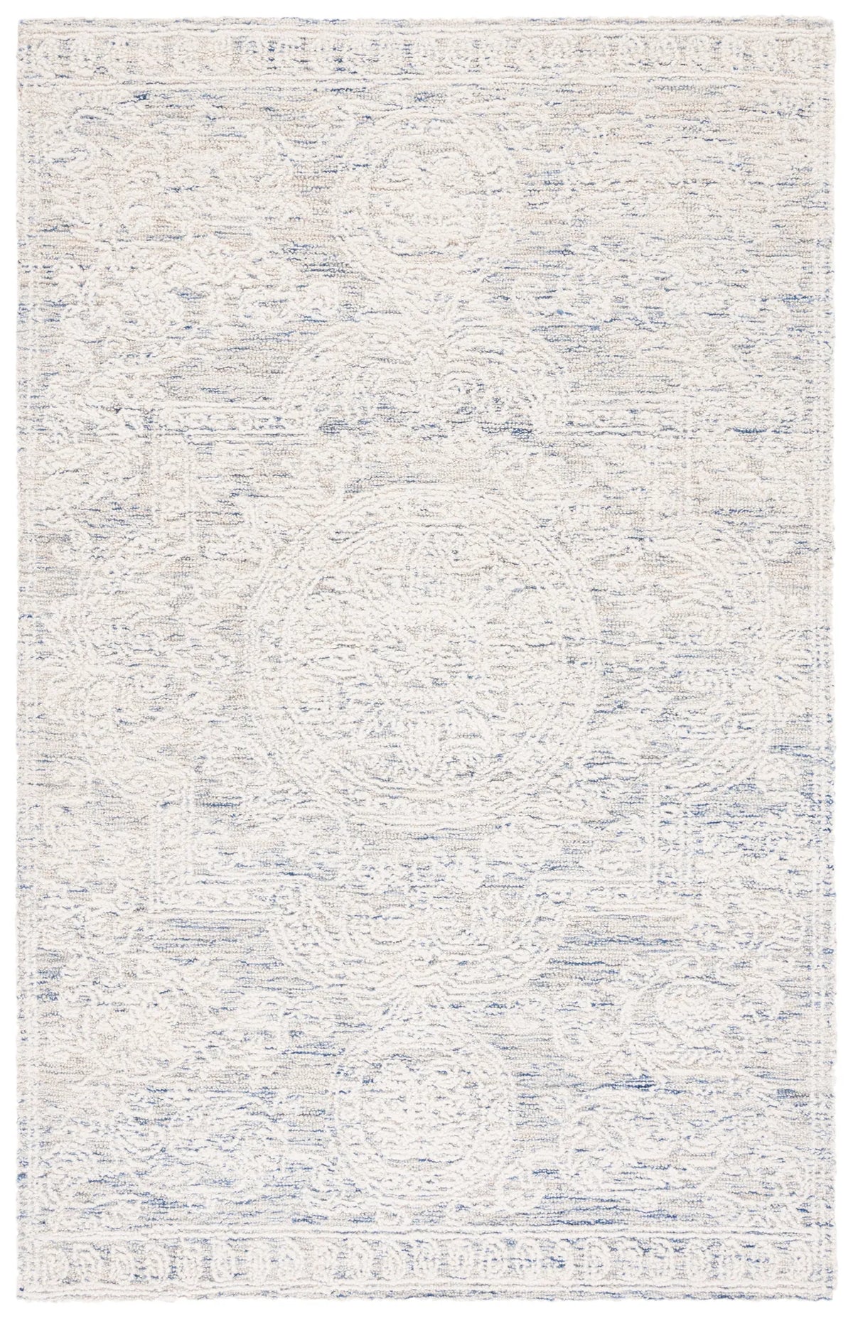 Safavieh Abstract 4'-0" x 6'-0" Rug in Ivory / Blue