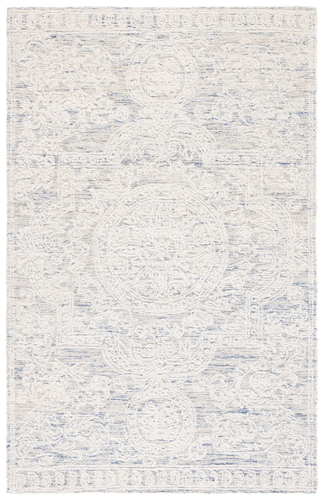 Safavieh Abstract 4'-0" x 6'-0" Rug in Ivory / Blue