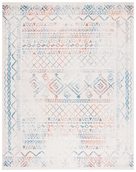Safavieh Tulum 10'-0" x 13'-0" Rug in Ivory / Turquoise