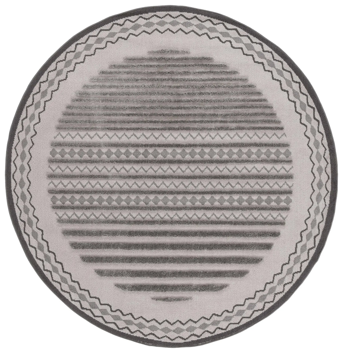 Safavieh Urban 6'-7" x 6'-7" Rug in Grey / Light Grey