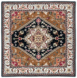Safavieh Heritage 6'-0" x 6'-0" Rug in Navy / Brown
