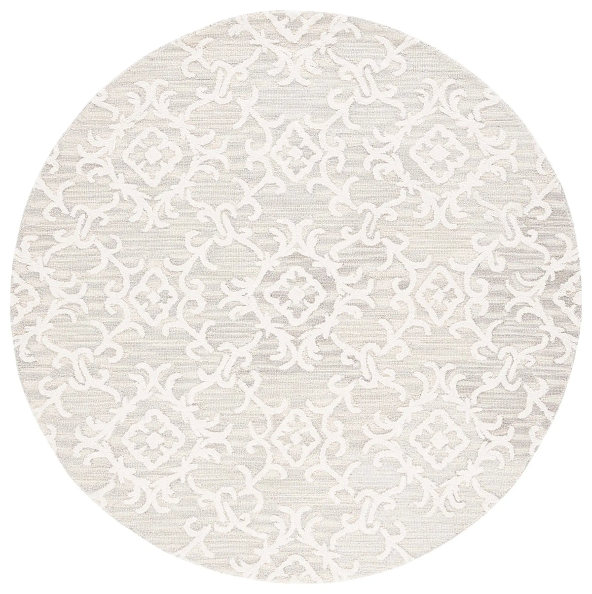 Safavieh Blossom 6'-0" x 6'-0" Rug in Grey / Ivory