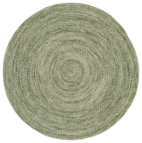 Safavieh Braided 3'-0" x 3'-0" Rug in Green