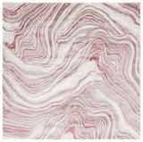 Safavieh Meadow 500 6'-7" x 6'-7" Rug in Pink / Beige