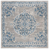 Safavieh Brentwood 5'-0" x 5'-0" Rug in Light Grey / Blue