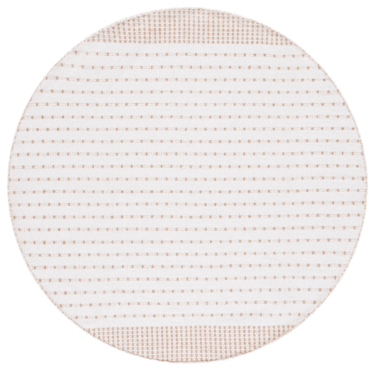Safavieh Montauk 6'-0" x 6'-0" Rug in Beige / Ivory