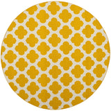 Safavieh Montauk 6'-0" x 6'-0" Rug in Yellow / Ivory