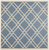 Safavieh Courtyard 7'-10" x 7'-10" Rug in Blue / Beige