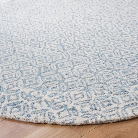 Safavieh Abstract 6'-0" x 6'-0" Rug in Blue / Ivory