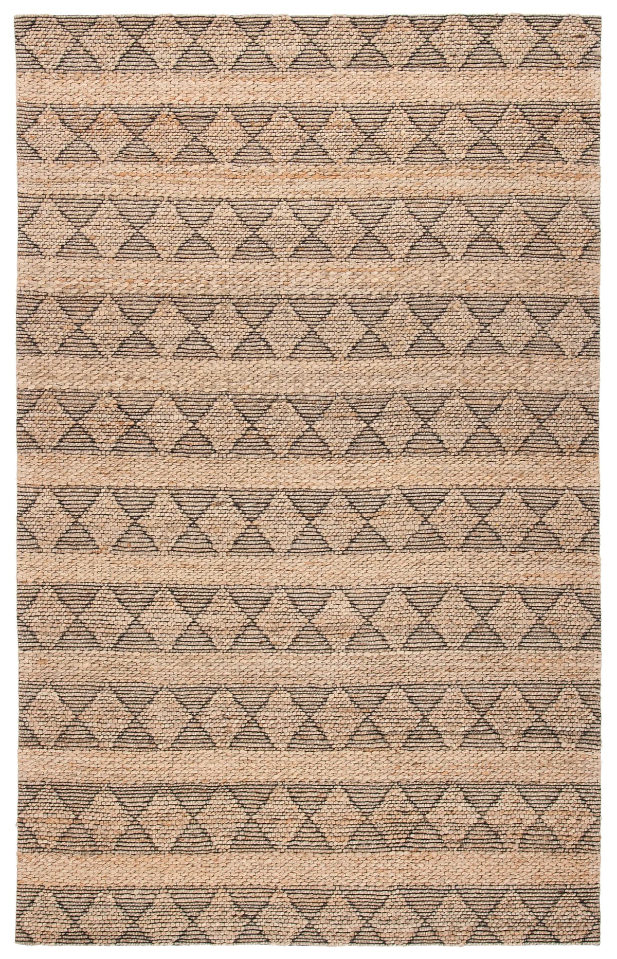 Safavieh Natural Fiber 4'-0" x 6'-0" Rug in Natural / Black
