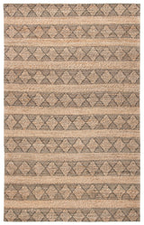 Safavieh Natural Fiber 4'-0" x 6'-0" Rug in Natural / Black