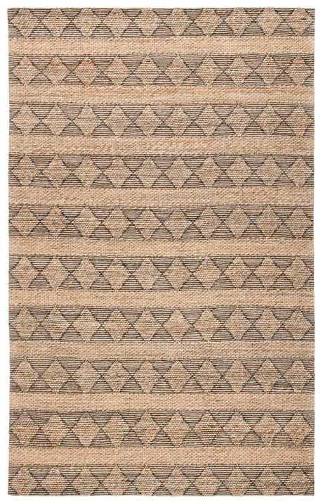 Safavieh Natural Fiber 4'-0" x 6'-0" Rug in Natural / Black