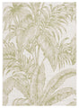 Safavieh Courtyard 4'-0" x 5'-7" Rug in Ivory / Green