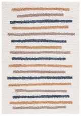Safavieh Calico Shag 4'-0" x 6'-0" Rug in Ivory / Gold