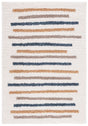 Safavieh Calico Shag 4'-0" x 6'-0" Rug in Ivory / Gold