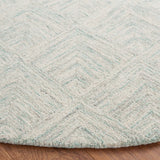 Safavieh Abstract 6'-0" x 6'-0" Rug in Grey / Turquoise