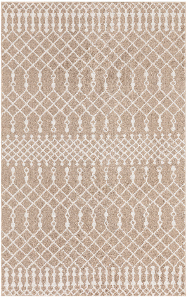 Nourison Astra Machine Washable ASW10 Machine Made Taupe Rug