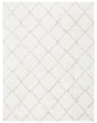 Safavieh Arizona Shag 10'-0" x 14'-0" Rug in Ivory / Beige
