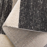 Safavieh Retro 4'-0" x 6'-0" Rug in Black / Light Grey