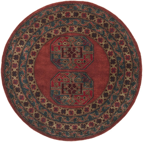 Safavieh Heritage 6'-0" x 6'-0" Rug in Red