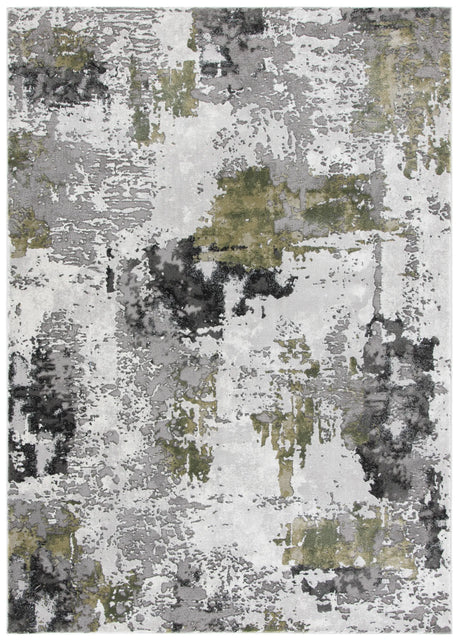 Safavieh Craft 4'-0" x 6'-0" Rug in Grey / Green