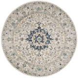 Safavieh Madison 5'-1" x 5'-1" Rug in Ivory / Blue
