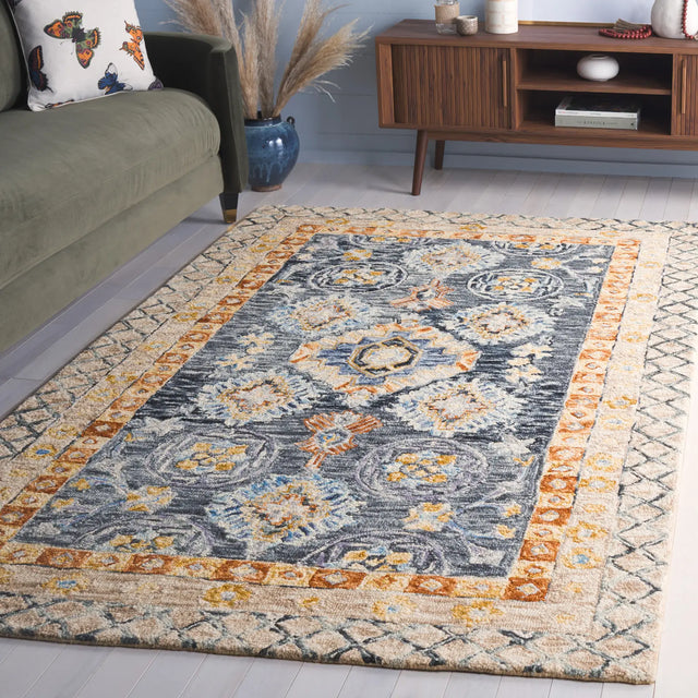 Safavieh Aspen 4'-0" x 6'-0" Rug in Blue / Beige