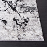 Safavieh Meadow 500 4'-0" x 6'-0" Rug in Grey / Black