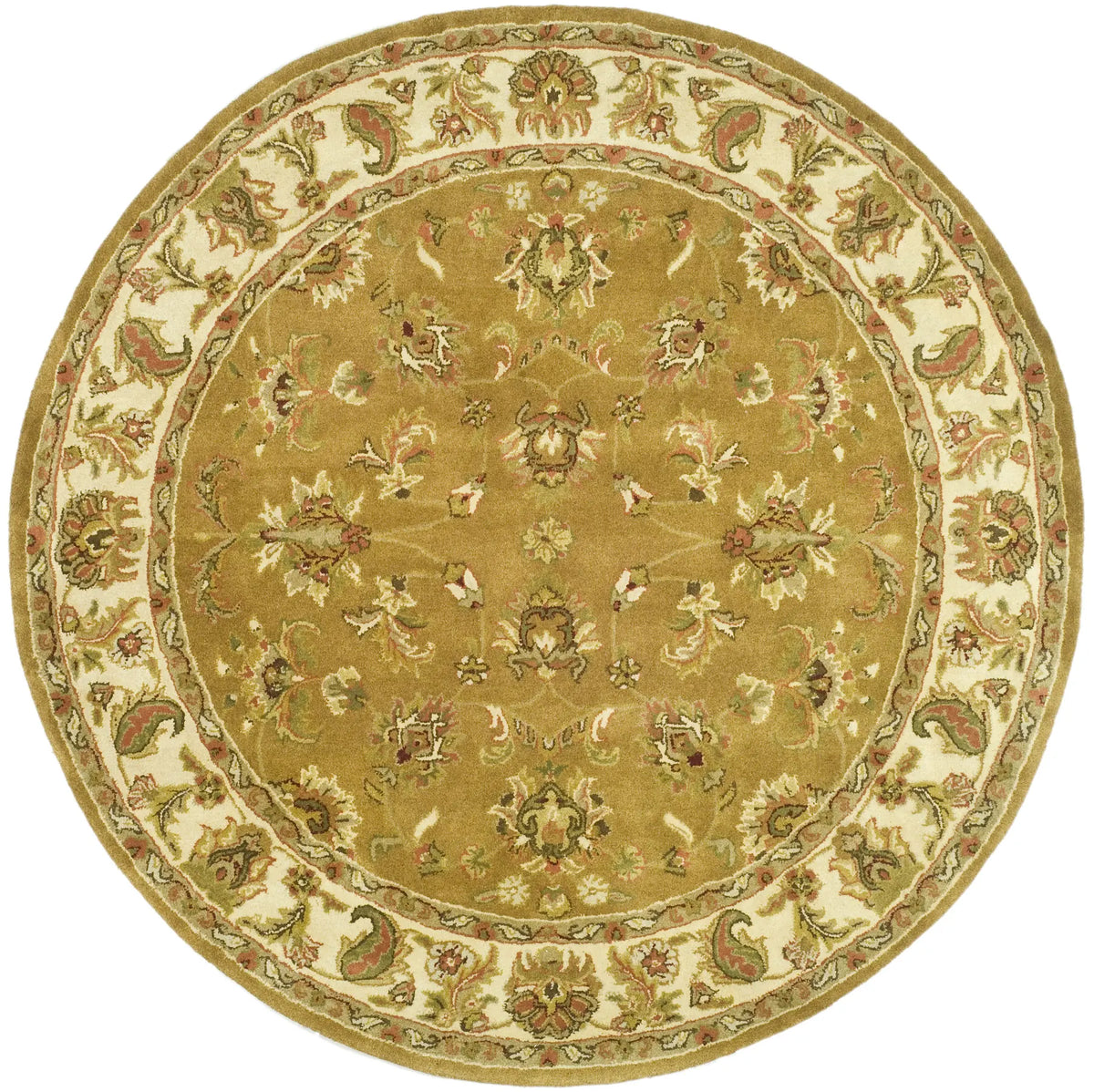 Safavieh Heritage 6'-0" x 6'-0" Rug in Mocha / Ivory