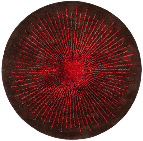 Safavieh Soho 6'-0" x 6'-0" Rug in Brown / Red