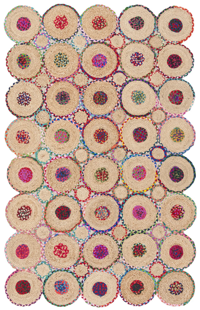 Safavieh Cape Cod 4'-0" x 6'-0" Rug in Red / Natural