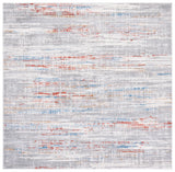 Safavieh Shivan 100 6'-7" x 6'-7" Rug in Light Grey / Rust