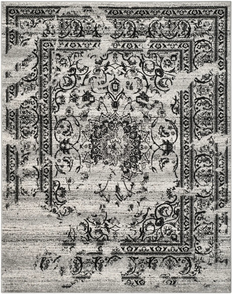 Safavieh Adirondack 10'-0" x 14'-0" Rug in Silver / Black
