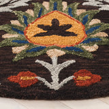 Safavieh Blossom 6'-0" x 6'-0" Rug in Brown / Orange
