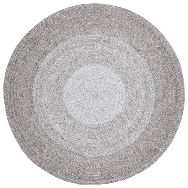 Safavieh Braided 5'-0" x 5'-0" Rug in Light Grey