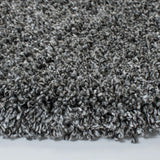 Safavieh Evolution Shag 500 6'-7" x 6'-7" Rug in Dark Grey